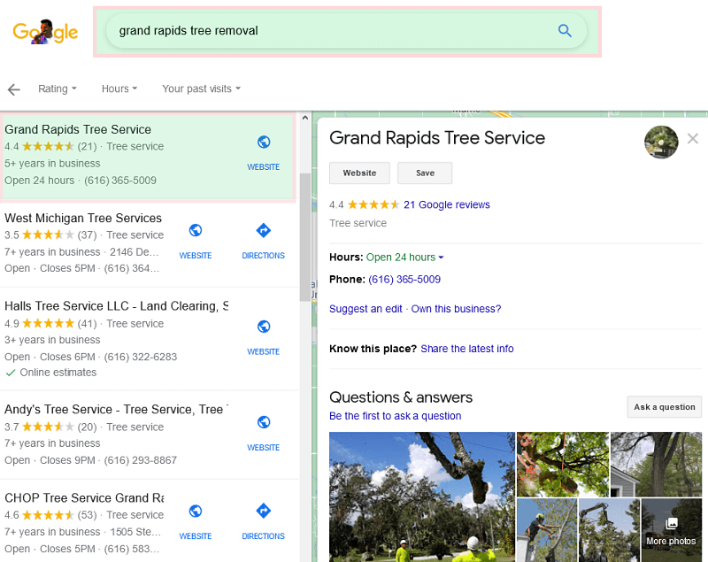 Lead Generation Site Example