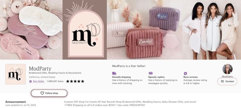 modparty etsy