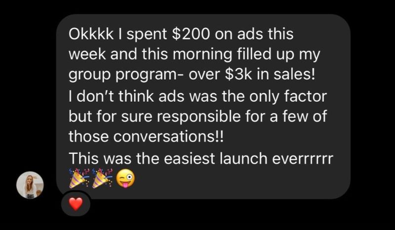 3k dollars in sales