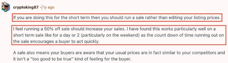 running product sales