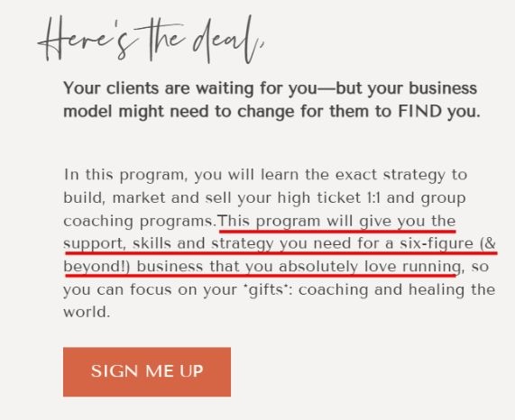 6 figure and beyond claims