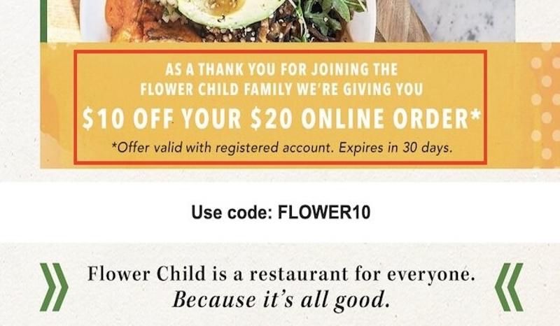 promotional email example