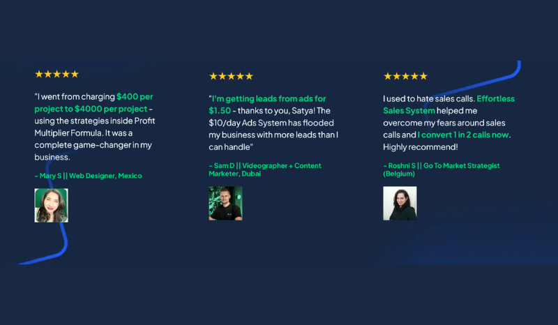 Satya Jaganathan Student Reviews
