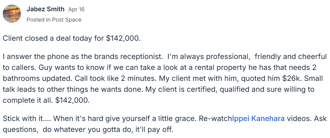 jabez testimonial