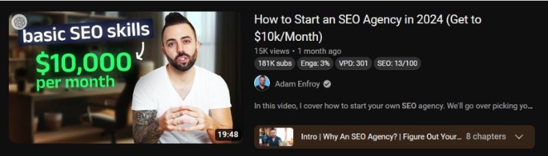 adam enfroy seo income