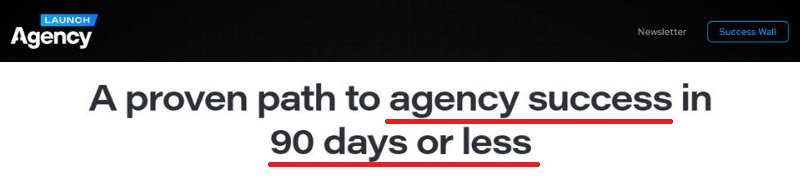 Agency Launch claims