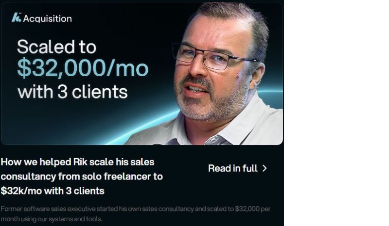 AI Acquisition student testimonial