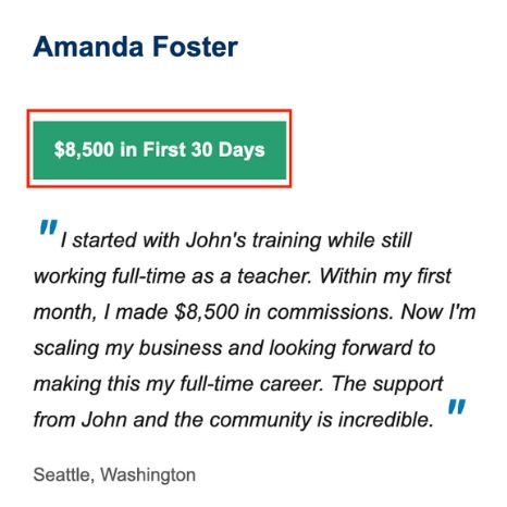 amanda foster testimonial