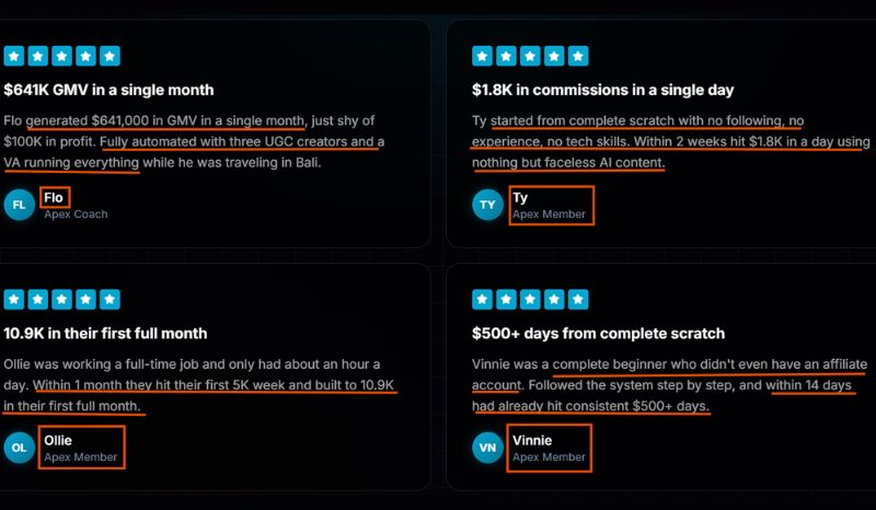 AP3X AI Affiliate Accelerator students AP3X AI Affiliate Accelerator students