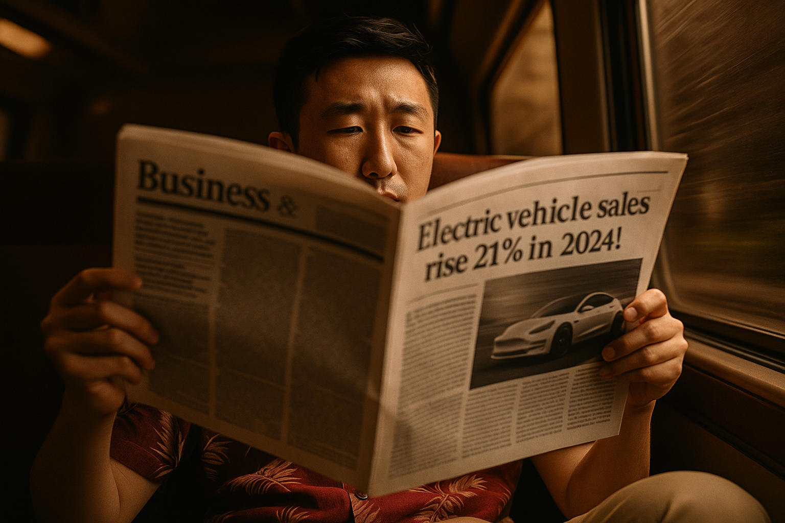 Electric vehicle sales rise 21% in 2024!