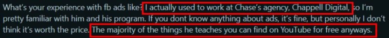 chappell digital reddit employee comment