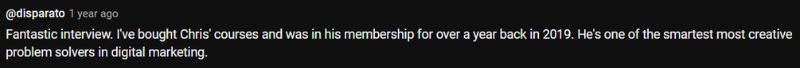 content mavericks youtube comment