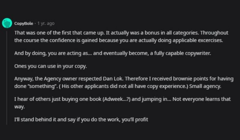 course review reddit