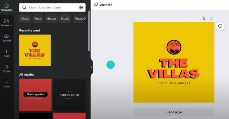 create logo with canva