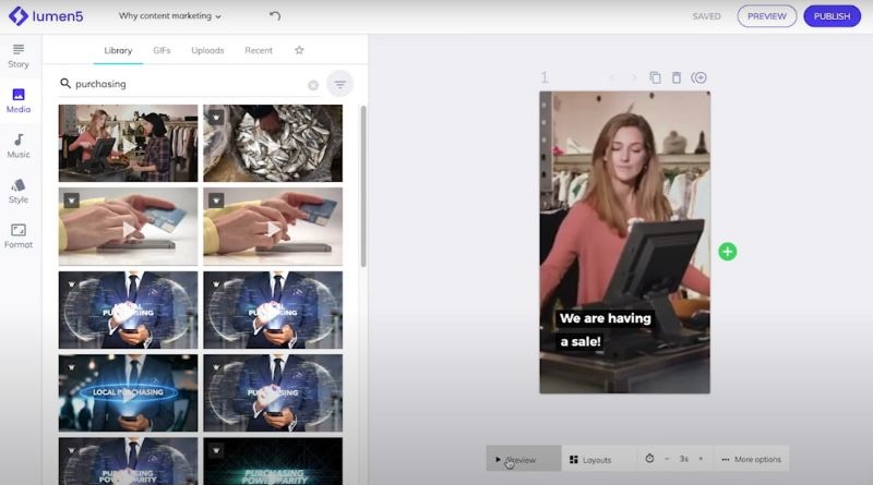 create videos with lumen5