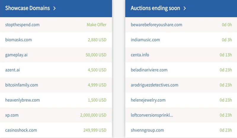 domain names