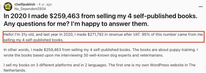 ebooks success story
