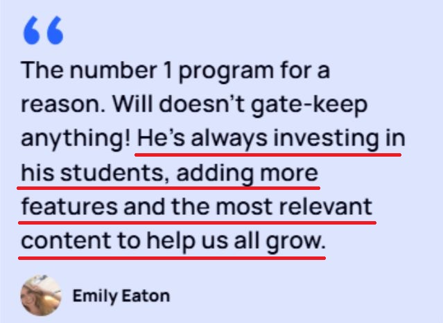 Ecom Degree University testimonial Ecom Degree University testimonial