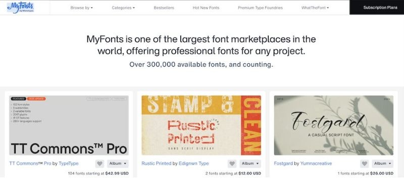 fonts