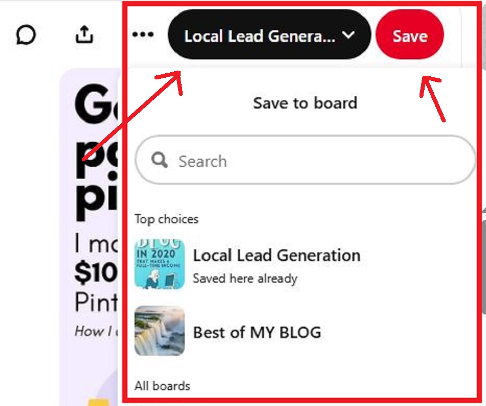 How to repin on Pinterest