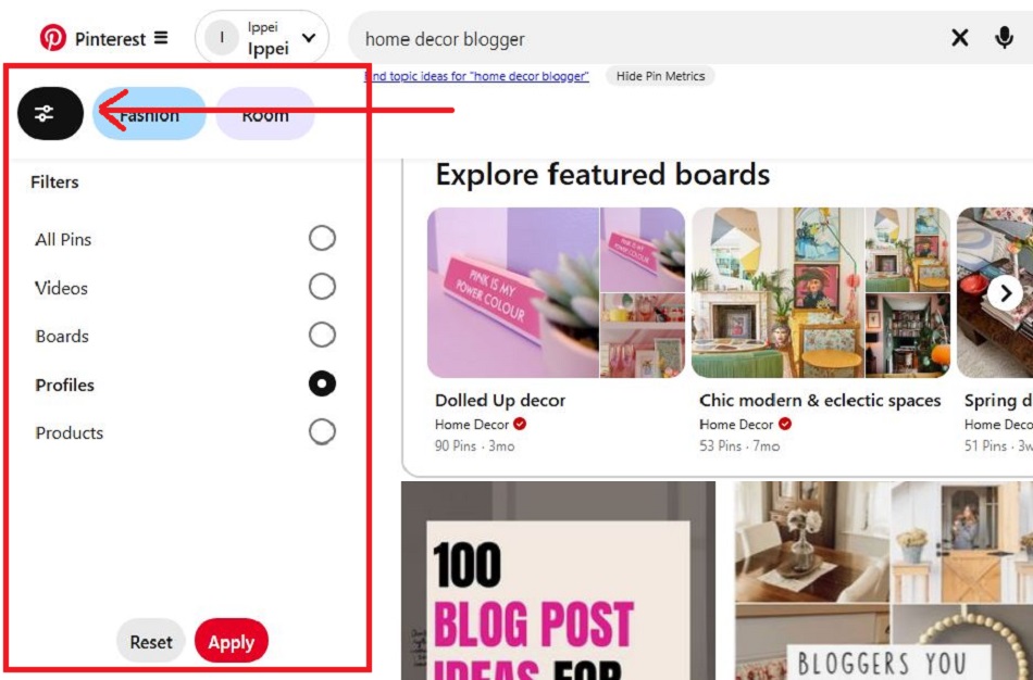 How to follow people on Pinterest