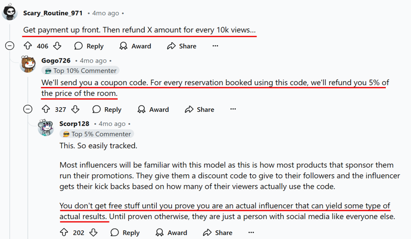 influencer promo hack