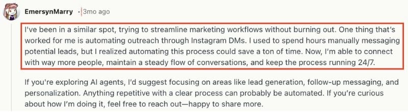 instagram outreach ai automation