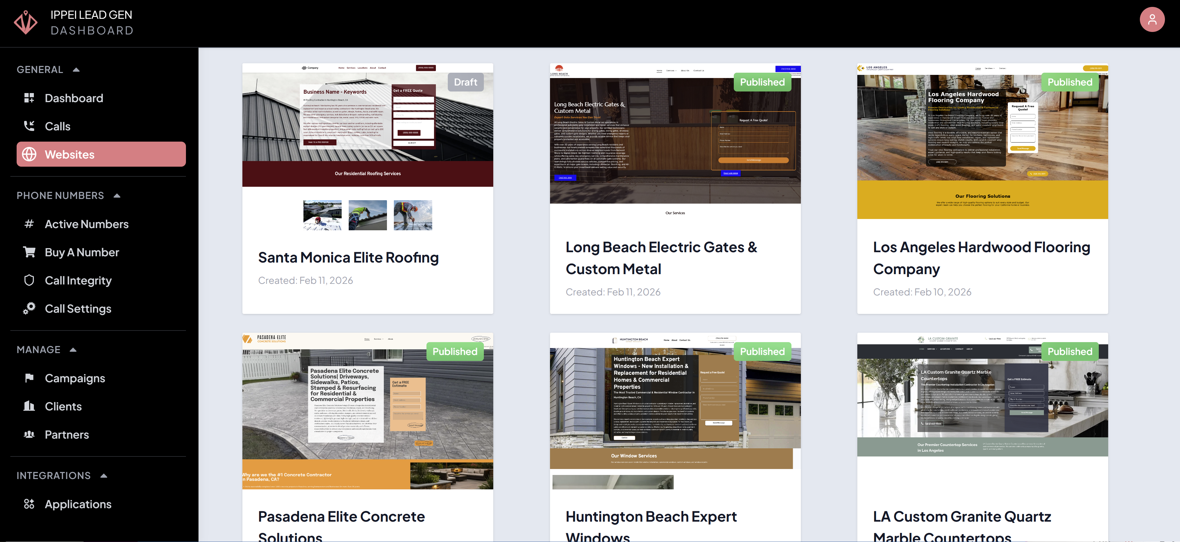 Drag-and-drop AI website builder interface