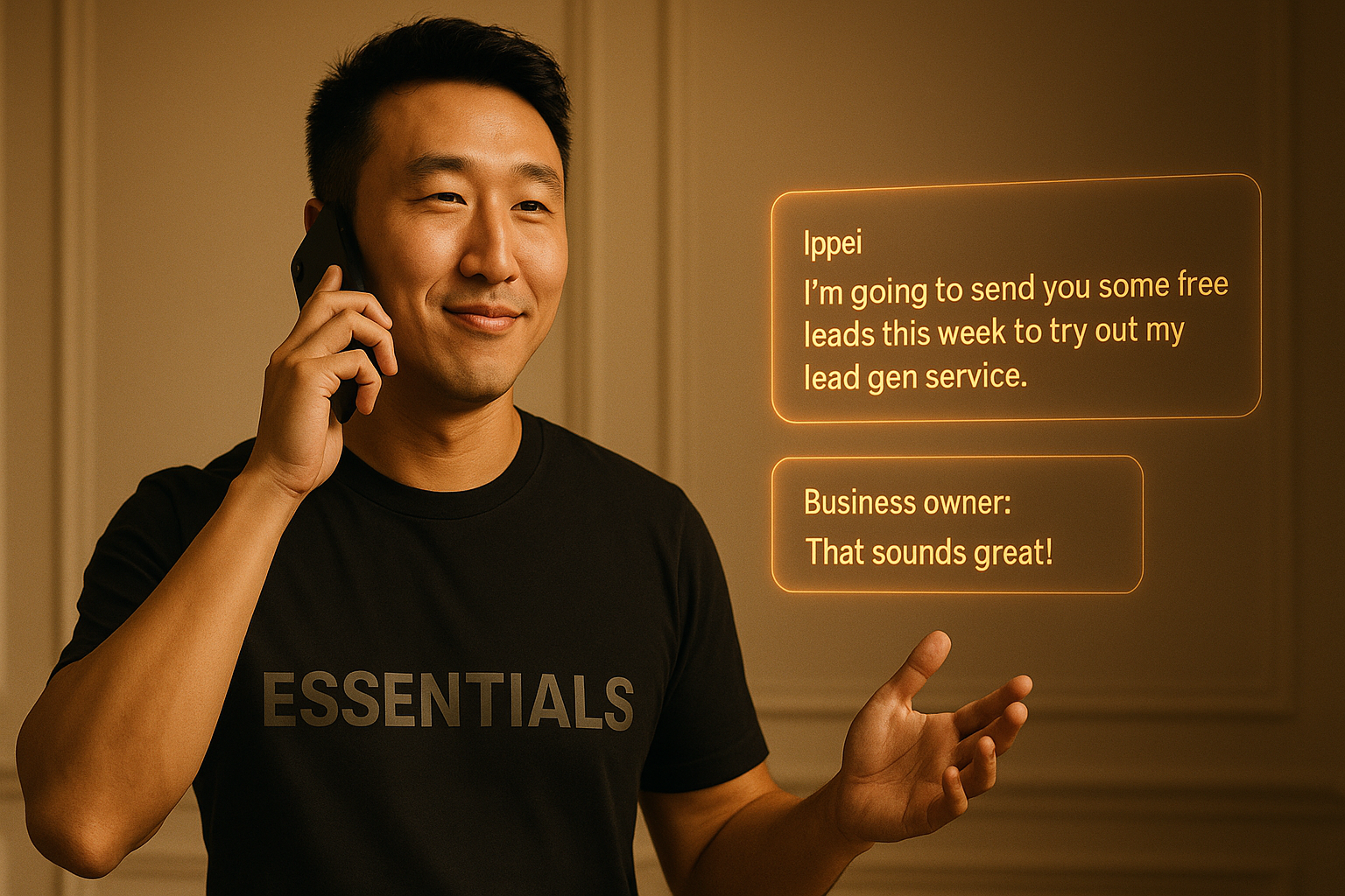 ippei sending business owner free leads