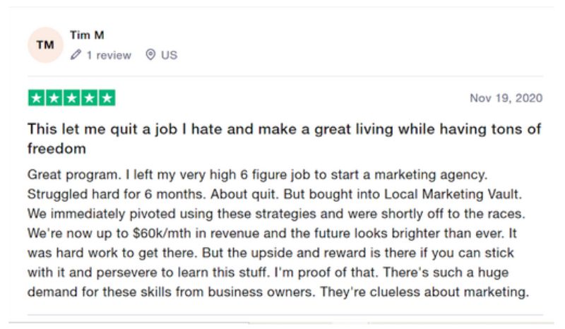 james bonadies review trustpilot