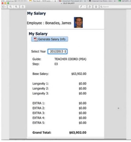 james teacher salary
