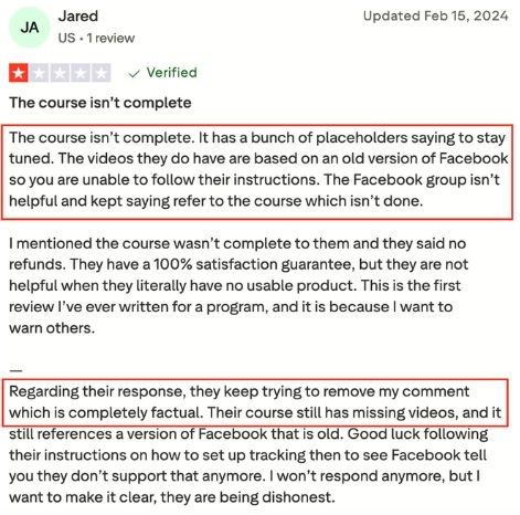 jared negative review jared negative review