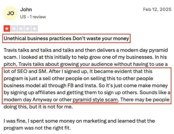 john negative review