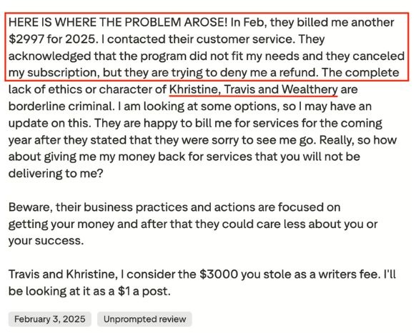 john negative trustpilot comment