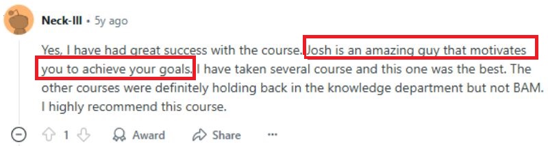 Is Joshua T Osborne a good mentor?