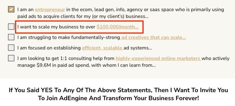 adengine program 100k monthly