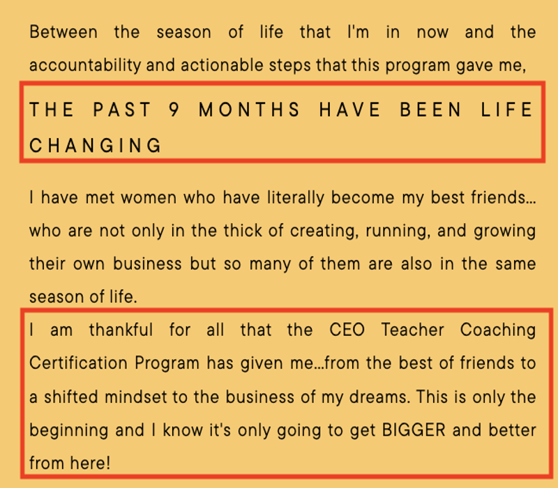 lauren review on ceo teacher