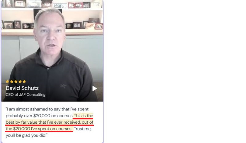 Lead Gen Jay student testimonial