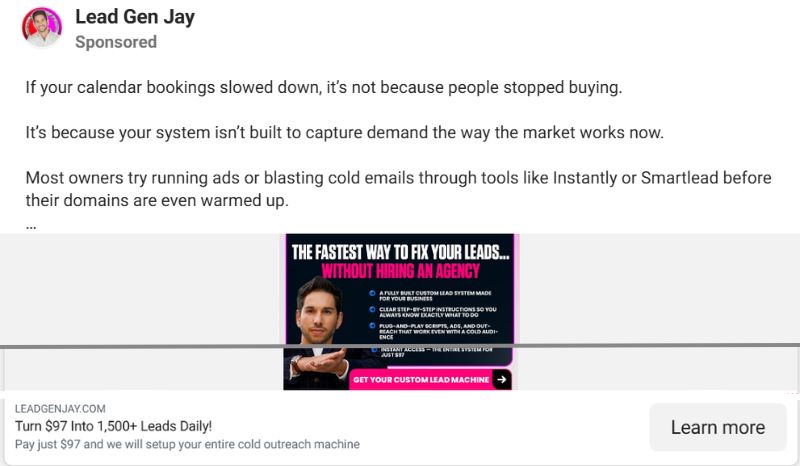 Lead Gen Jay promises