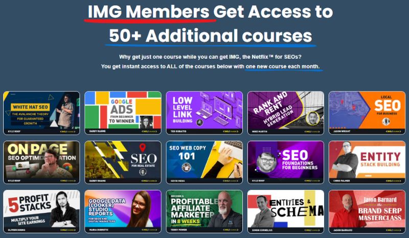 Link-Building PHD IMG Courses extras