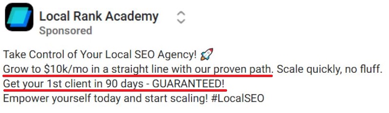 Local Rank Academy results