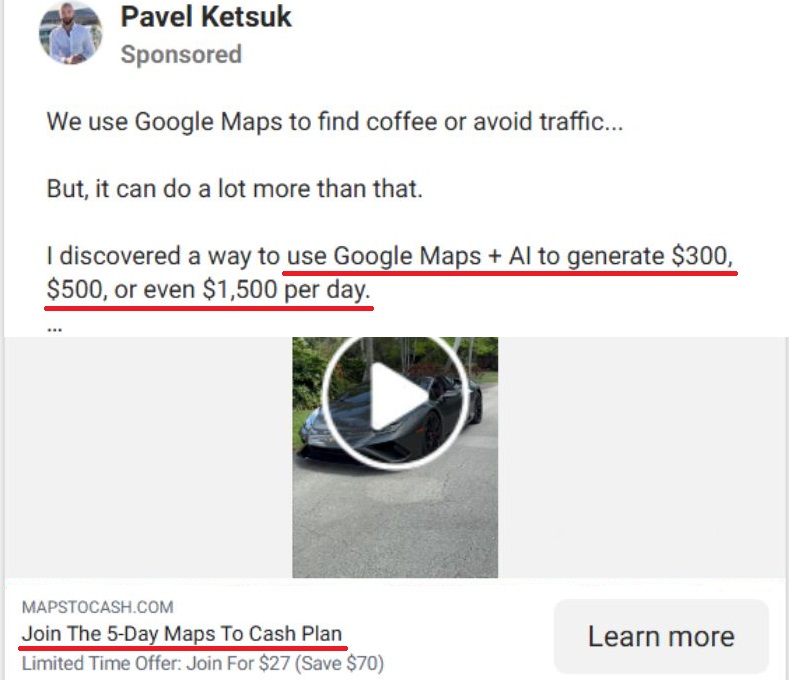 How much can you make with Maps to Cash