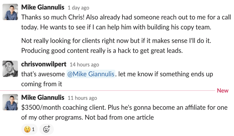 mike giannulis testimonial