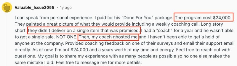 negative course experience reddit