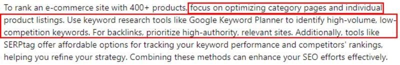 optimizing category and listing reddit comment
