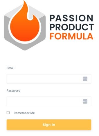 passion product formula login