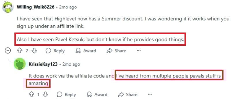 Pavel Ketsuk review Reddit