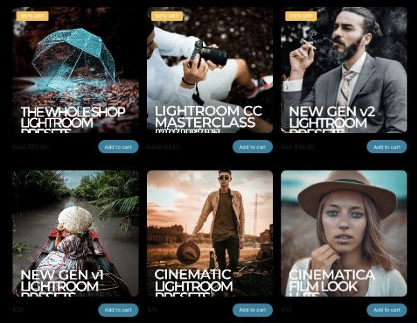photo filters presets
