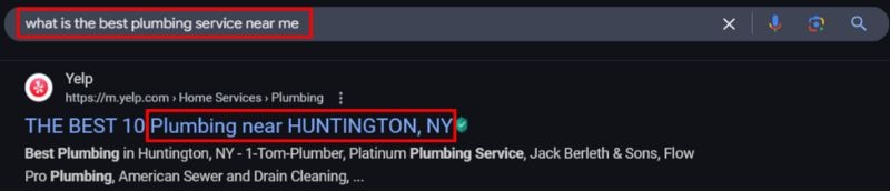 plumbing service near me
