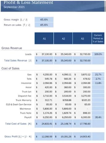 profit loss document mike sancho
